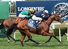 Lubash wins the Ashley T Cole Stakes.
<br><a target="blank" href="http://photos.bloodhorse.com/AtTheRaces-1/At-the-Races-2014/i-vcWRWts">Order This Photo</a>
