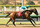 Jojo Warrior and Martin Garcia take the Summertime Oaks.