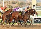 Spellbound wins the La Canada Stakes.