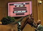 Hip 307, daughter of Tapit out of Super Espresso, sold for $1 million.
