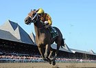 Cavorting wins the Adirondack Stakes at Saratoga.
<br><a target="blank" href="http://photos.bloodhorse.com/AtTheRaces-1/At-the-Races-2014/i-jd54pG5">Order This Photo</a>