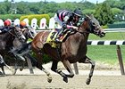 Kid Cruz won the 2014 Easy Goer Stakes. <br><a target="blank" href="http://photos.bloodhorse.com/AtTheRaces-1/At-the-Races-2014/i-RWDgzKP">Order This Photo</a>