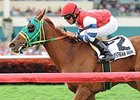 Parranda and Jose Lezcano take the Suwannee River Stakes.<br><a target="blank" href="http://photos.bloodhorse.com/AtTheRaces-1/At-the-Races-2014/35724761_2vdnSX#!i=3065549619&k=ZHFFfTJ">Order This Photo</a>
