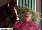 California Chrome with Art Sherman at Pimlico
