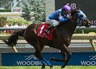 Something Extra wins the 2014 Highlander Stakes.