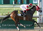 Vicar's in Trouble is the 3-1 morning line favorite for the Iowa Derby.