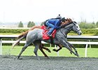 Coastline worked five furlongs in company at Keeneland in 1:00 2/5.
