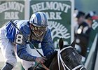Jazil won the 2006 Belmont Stakes.<br><a target="blank" href="http://photos.bloodhorse.com/TripleCrown/Older-Triple-Crown-Images/Past-Belmont-Stakes-Winners/i-J9DTVRf">Order This Photo</a>