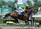 Palace Malice wins the Westchester Stakes.
<br><a target="blank" href="http://photos.bloodhorse.com/AtTheRaces-1/At-the-Races-2014/i-xNrtLTS">Order This Photo</a>
