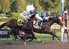 Itsmyluckyday won the Woodward Stakes on Aug. 30.<br><a target="blank" href="http://photos.bloodhorse.com/AtTheRaces-1/At-the-Races-2014/i-C5fWbGv">Order This Photo</a>