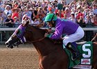 2014 Kentucky Derby winner California Chrome is among the nominated horses to the Los Alamitos Derby.<br><a target="blank" href="http://photos.bloodhorse.com/TripleCrown/2014-Triple-Crown/Kentucky-Derby-140/i-BkbZ9B4">Order This Photo</a>
