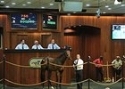 A bay filly from Indian Charlie's final crop topped the sale's third session on a final bid of $500,000 on June 19.