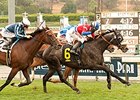 Fire With Fire comes on late to win the Charles Whittingham.