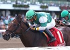 Prudhoe Bay gets the victory in the Jersey Shore Stakes.