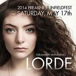 Lorde to Headline Preakness InfieldFest Lorde to Headline Preakness InfieldFest