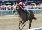 Coup de Grace won the Amsterdam Stakes on July 26 at Saratoga.<br><a target="blank" href="http://photos.bloodhorse.com/AtTheRaces-1/At-the-Races-2014/i-VxzQqLw">Order This Photo</a>
