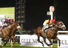 Anaerobio rolls home to win the Al Fahidi.
