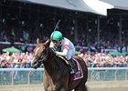 Palace is the 2-1 morning-line favorite for the Vosburgh. <br><a target="blank" href="http://photos.bloodhorse.com/AtTheRaces-1/At-the-Races-2014/i-gSR9GD4">Order This Photo</a>
