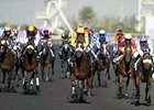 Racing at Meydan in Dubai.