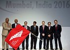 The Asian Racing Federation flag handover ceremony