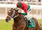 Jeranimo rolls home to win his third San Gabriel Stakes.