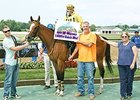 Jockey Jane Magrell obtains her 1000th win.