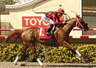 Reneesgotzip sets a track record in the Rancho Bernardo Handicap.