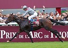 Treve wins the Prix de l'Arc de Triomphe.
<br><a target="blank" href="http://photos.bloodhorse.com/AtTheRaces-1/at-the-races-2013/27257665_QgCqdh#!i=2814130822&k=hH49sZs">Order This Photo</a>