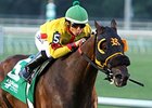 Heitai dominates Evangeline Downs Turf Sprint.