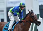 Delaunay and Rosie Napravnik take the Churchill Downs Stakes.<br><a target="blank" href="http://photos.bloodhorse.com/AtTheRaces-1/at-the-races-2013/27257665_QgCqdh#!i=2492964229&k=zxnDPVM">Order This Photo</a>