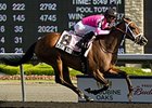 Lexie Lou wins the Woodbine Oaks.