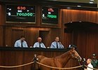 Hip No. 630, a colt by Curlin, was one of two to bring $700,000 at the third session of OBS spring sale of 2-year-olds in training.