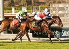 Winning Prize holds off Lochte to take the Frank E. Kilroe Mile.