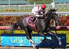 No one was catching Unrivaled Belle in the Rampart.<br><a target="blank" href="http://www.bloodhorse.com/horse-racing/photo-store?ref=http%3A%2F%2Fpictopia.com%2Fperl%2Fgal%3Fprovider_id%3D368%26ptp_photo_id%3D8849915%26ref%3Dstory">Order This Photo</a>