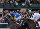 Monba and Cowboy Cal, one-two finishers in the Blue Grass Stakes (gr. I).