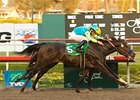 Pioneerof the Nile winning the CashCall Futurity (gr. I).<br><a target="blank" href="http://www.bloodhorse.com/horse-racing/photo-store?ref=http%3A%2F%2Fpictopia.com%2Fperl%2Fgal%3Fprovider_id%3D368%26ptp_photo_id%3D7146565%26ref%3Dstory">Order This Photo</a>