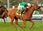 Caracortado (o/o Mons Venus) winning the Daytona Stakes.