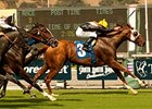 Broken Dreams winning the 2011 Sen. Ken Maddy Stakes.
