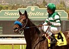 Lady of Shamrock was awarded the Santa Barbara Handicap via disqualification.