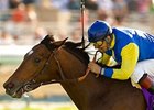 Tiz West and jockey Victor Espinoza prevail in the La Puente Stakes at Santa Anita.