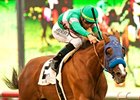 Cozi Rosie and Garrett Gomez take the John C. Mabee Stakes at Del Mar.
<br><a target="blank" href="http://www.bloodhorse.com/horse-racing/photo-store?ref=http%3A%2F%2Fpictopia.com%2Fperl%2Fgal%3Fprovider_id%3D368%26ptp_photo_id%3D9634468%26ref%3Dstory">Order This Photo</a>
