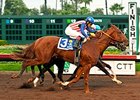 Dortmund winning the Los Alamitos Futurity.