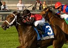 I'm Boundtoscore and Sarah Rook take the Summer Stakes.