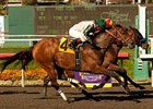 Irish Gypsy (right) holds off Ultra Blend to win the A Gleam.<br><a target="blank" href="http://www.bloodhorse.com/horse-racing/photo-store?ref=http%3A%2F%2Fpictopia.com%2Fperl%2Fgal%3Fprovider_id%3D368%26ptp_photo_id%3D9599667%26ref%3Dstory">Order This Photo</a>