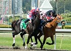 Run It defeated favored Bold Chieftain to win the the Berkeley Stakes at Golden Gate Fields.