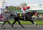 Future Prospect delivers in the WinStar Kentucky Cup.<br><a target="blank" href="http://www.bloodhorse.com/horse-racing/photo-store?ref=http%3A%2F%2Fpictopia.com%2Fperl%2Fgal%3Fprovider_id%3D368%26ptp_photo_id%3D9679237%26ref%3Dstory">Order This Photo</a>