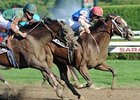C C's Pal holds off Island Bound to win the Honorable Miss.<br><a target="blank" href="http://photos.bloodhorse.com/AtTheRaces-1/at-the-races-2012/22274956_jFd5jM#!i=2004526335&k=393Q9Cm">Order This Photo</a>