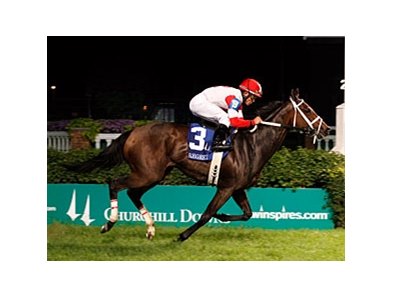 Kitten's Dumplings comes home strong to win the Regret Stakes.