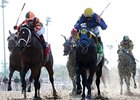 Hero of Order wins the Louisiana Derby.