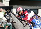 Wickedly Perfect and Rafael Bejarano are on cruise control in the Darley Alcibiades. <br><a target="blank" href="http://www.bloodhorse.com/horse-racing/photo-store?ref=http%3A%2F%2Fpictopia.com%2Fperl%2Fgal%3Fprovider_id%3D368%26ptp_photo_id%3D9225175%26ref%3Dstory">Order This Photo</a>